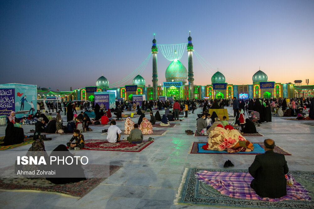 شب نیمه شعبان در مسجد مقدس جمکران