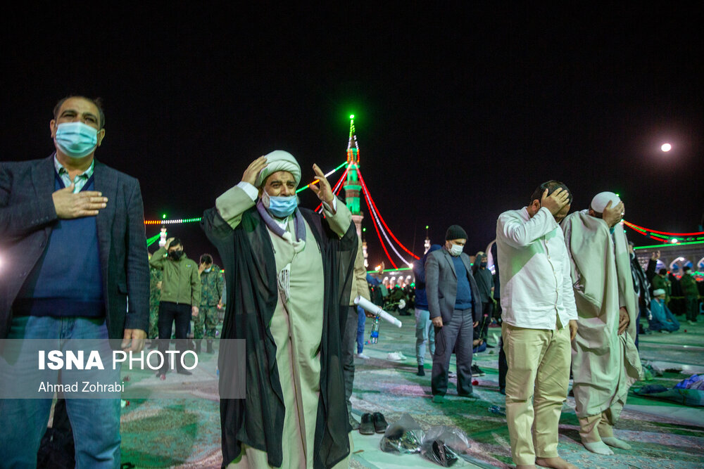 شب نیمه شعبان در مسجد مقدس جمکران