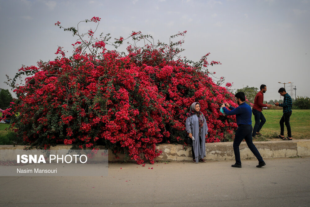 پارک ساحلی کیانپارس اهواز در نوروز ۱۴۰۰