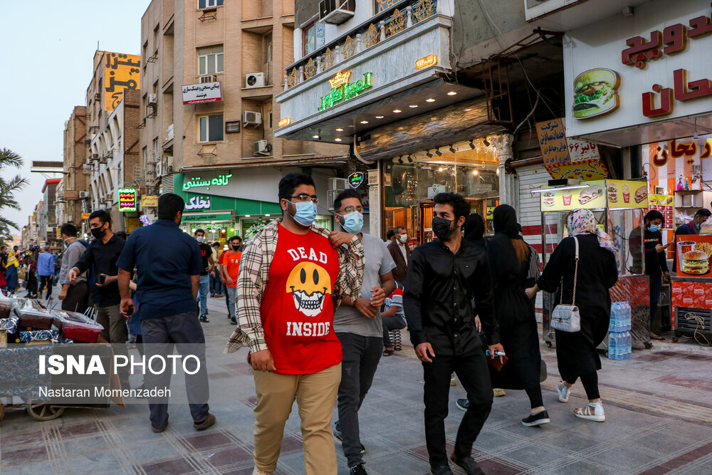 خیابان سلمان فارسی اهواز در نوروز ۱۴۰۰