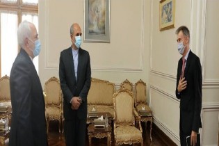 دیدار خداحافظی سفیر سوئیس در تهران با «ظریف»