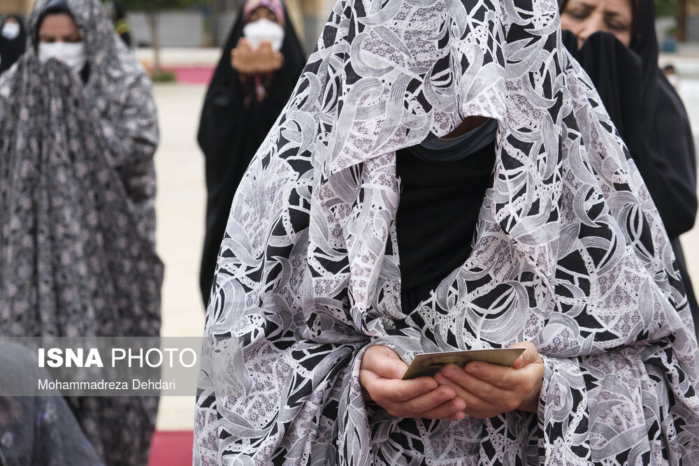 اقامه نماز عید قربان ـ حرم  مطهر احمد ابن موسی شاهچراغ - (ع)