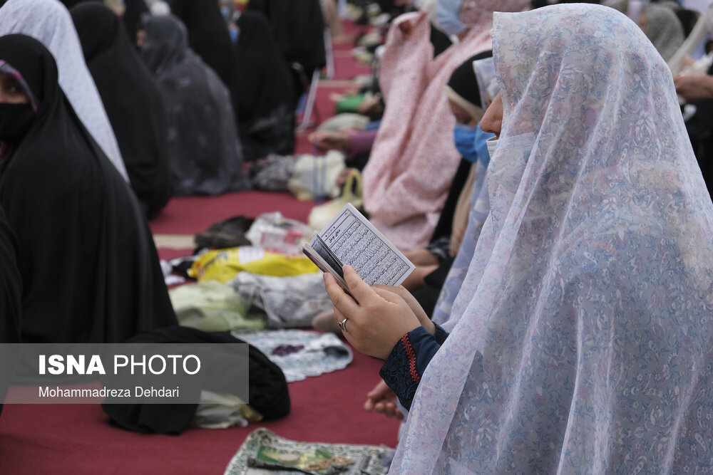 اقامه نماز عید قربان ـ حرم  مطهر احمد ابن موسی شاهچراغ - (ع)