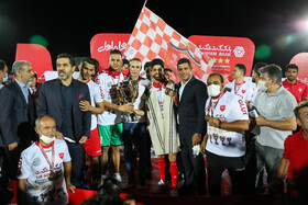 جشن قهرمانی پرسپولیس در لیگ برتر فوتبال