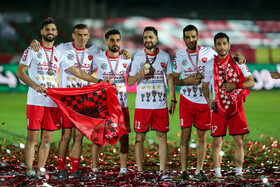 جشن قهرمانی پرسپولیس در لیگ برتر فوتبال