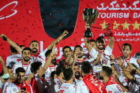 جشن قهرمانی پرسپولیس در لیگ برتر فوتبال