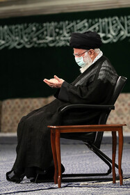 مراسم عزاداری حضرت اباعبدالله الحسین(ع) با حضور مقام معظم رهبری