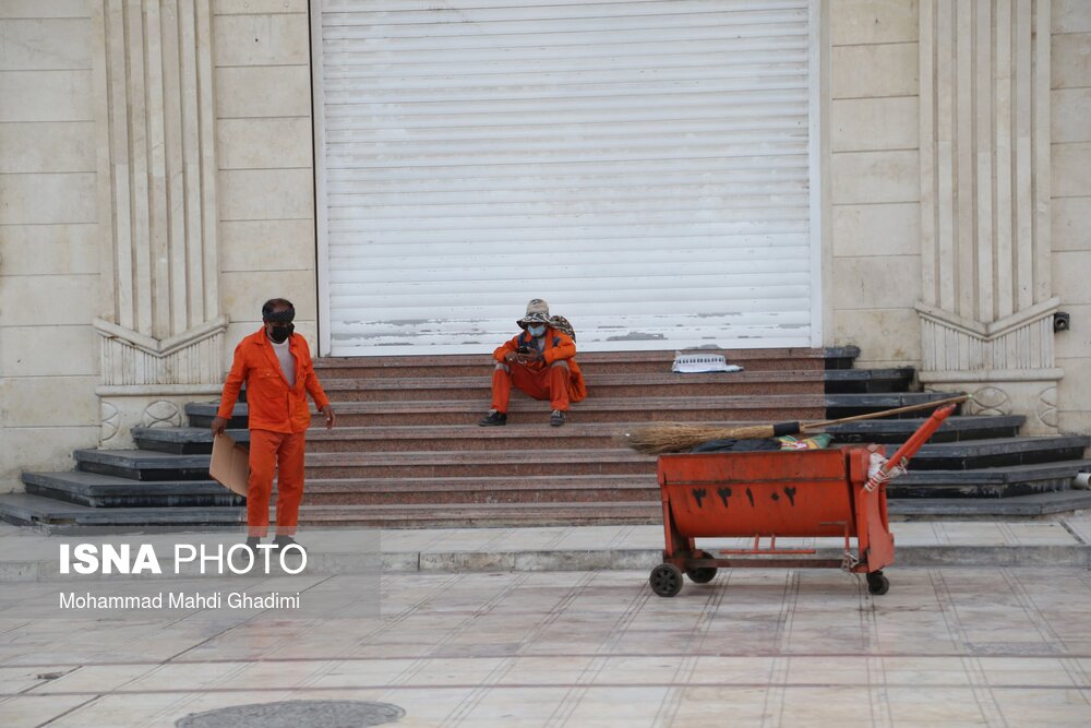 تعطیلی اصناف بندرعباس در پیک پنجم کرونا