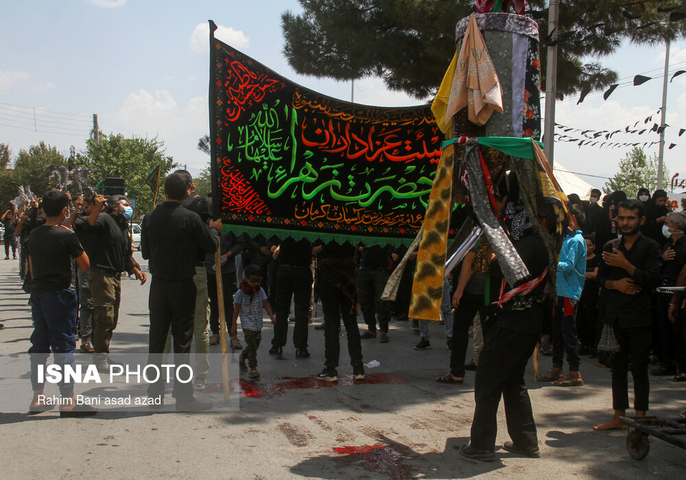 عزاداری عاشورا در محله سرآسیاب کرمان