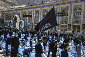 عاشورای حسینی در گلزار شهدا کرمان