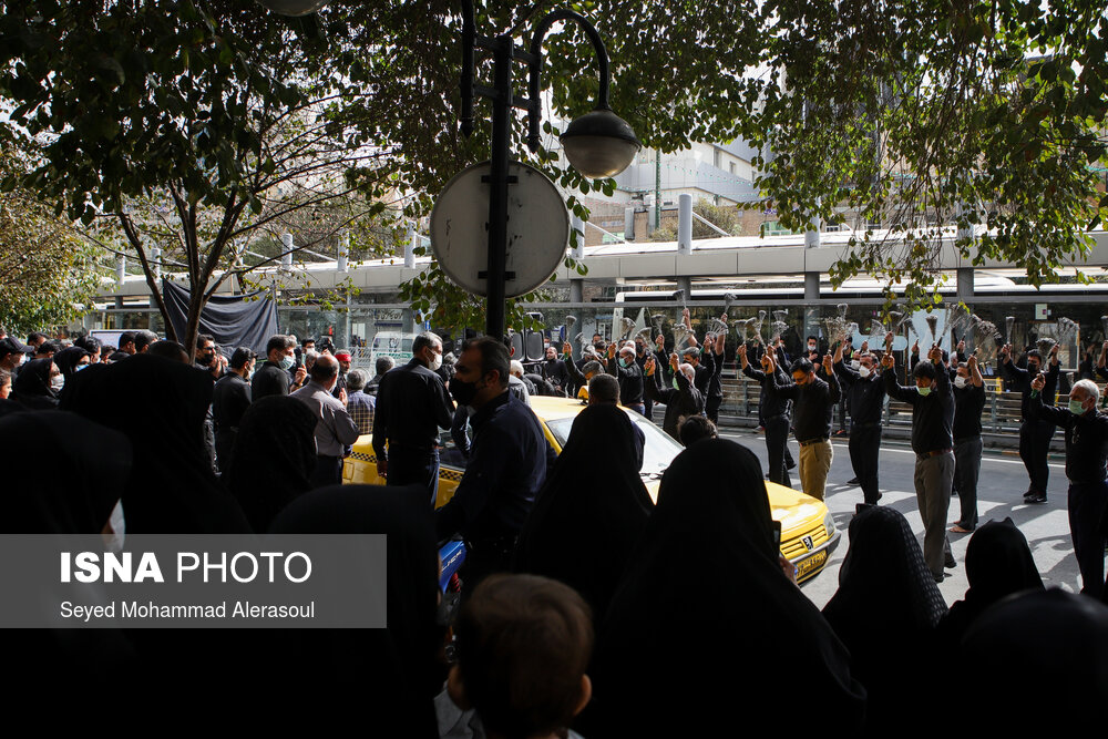 مراسم راهپیمایی جاماندگان اربعین حسینی در مشهد