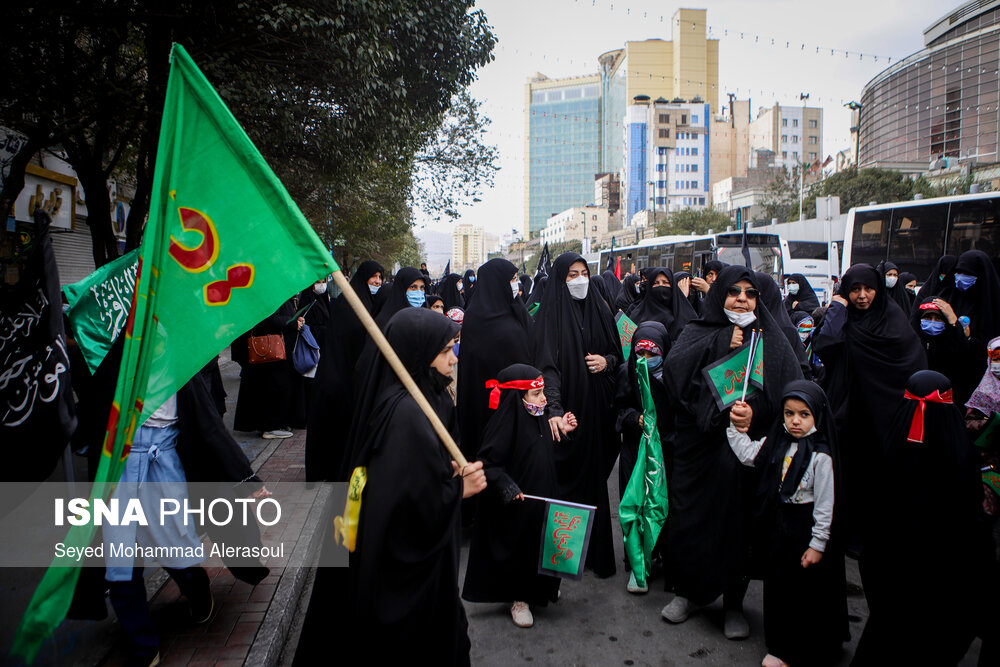 مراسم راهپیمایی جاماندگان اربعین حسینی در مشهد