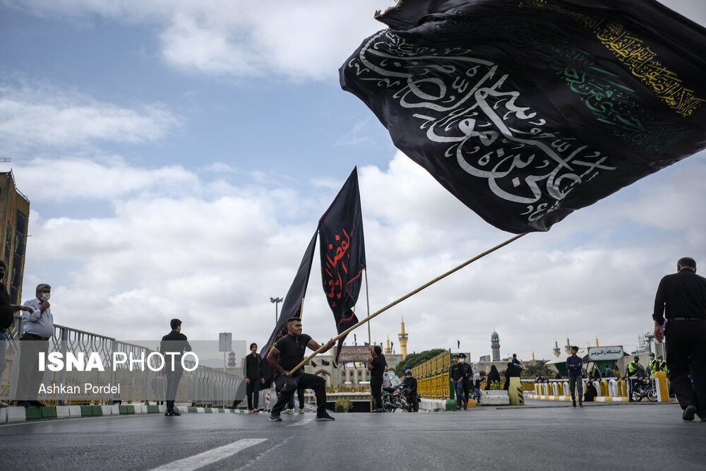 مراسم راهپیمایی جاماندگان اربعین حسینی در مشهد