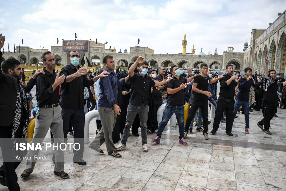 مراسم راهپیمایی جاماندگان اربعین حسینی در مشهد