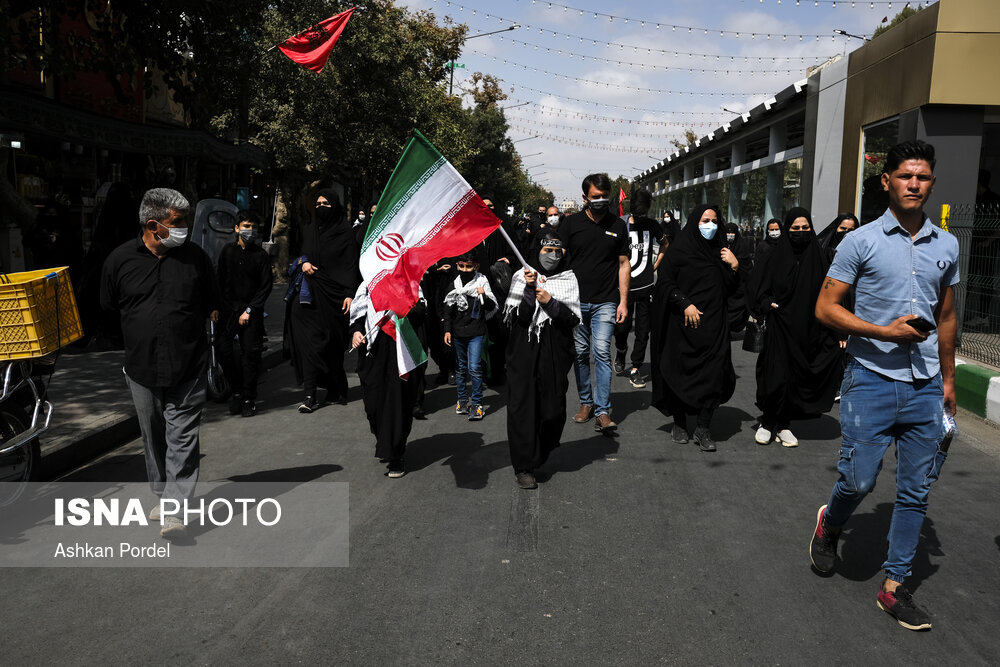 مراسم راهپیمایی جاماندگان اربعین حسینی در مشهد