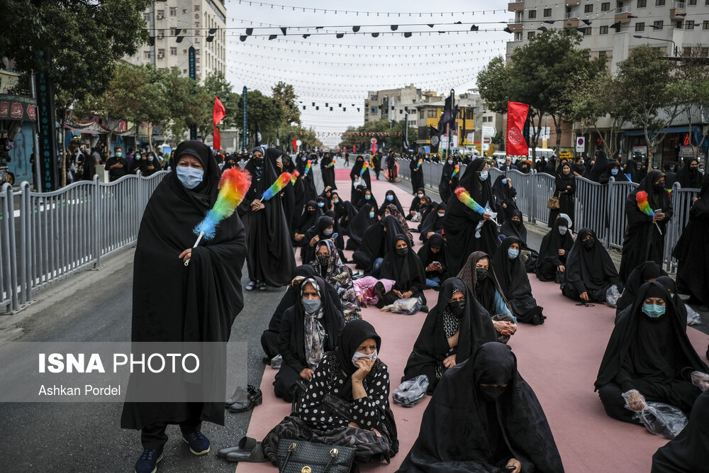 مراسم راهپیمایی جاماندگان اربعین حسینی در مشهد