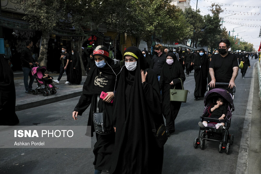 مراسم راهپیمایی جاماندگان اربعین حسینی در مشهد