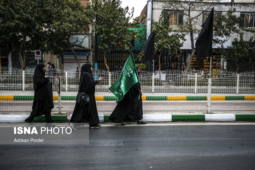 مراسم راهپیمایی جاماندگان اربعین حسینی در مشهد