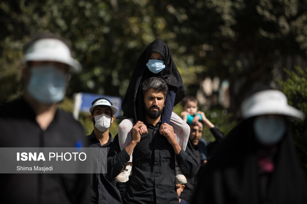 مراسم راهپیمایی جاماندگان اربعین حسینی در تهران