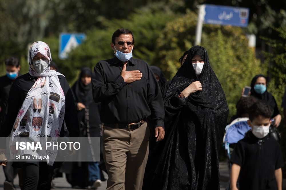 مراسم راهپیمایی جاماندگان اربعین حسینی در تهران