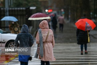 بارش باران و کاهش دما در نیمه شمالی کشور