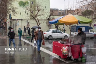 تهران بارانی می‌شود