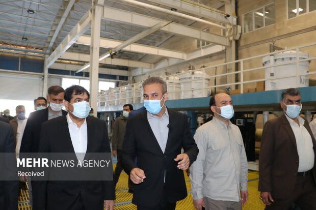 بازدید محمد مخبر معاون اول رئیس جمهور از آب شیرین کن یک میلیون متر مکعبی بندرعباس