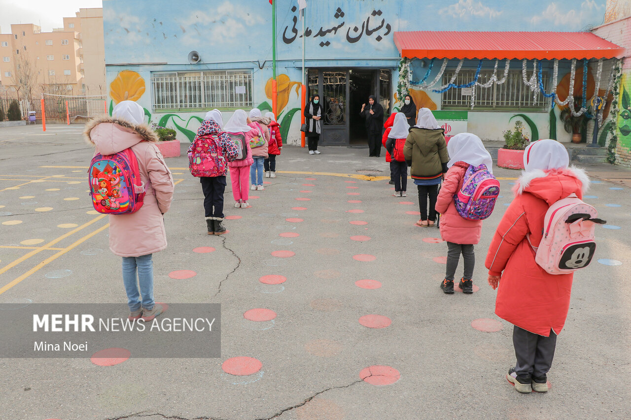 بازگشایی حضوری مدارس در شهر تبریز