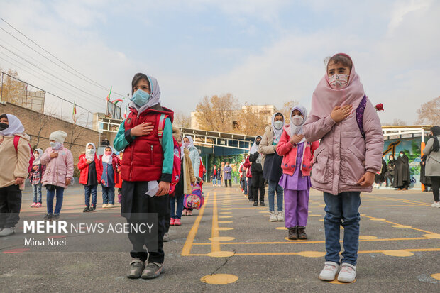 بازگشایی حضوری مدارس در شهر تبریز