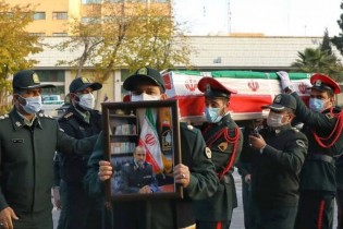 وداع و تشییع پیکر فرمانده یگان حفاظت شهرداری تهران