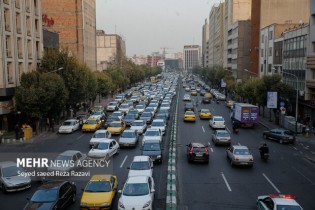 ترافیک صبحگاهی تهران پرحجم و روان است