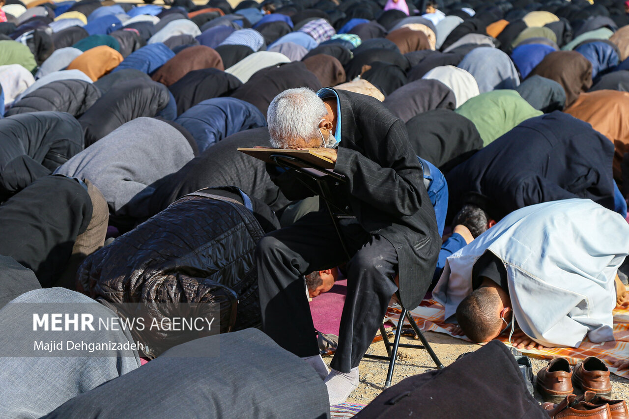 اقامه نماز باران در یزد