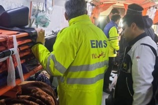 ۲۰ مسافر قطار تهران-کرج مصدوم شدند/اعزام ۱۵ آمبولانس به محل حادثه