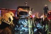 تصادف ١۴ خودرو در شیخ فضل الله