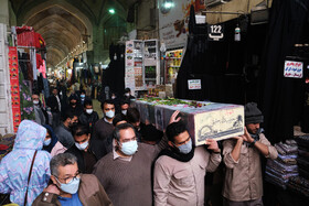 تشییع  پیکر «شهید حبیب الله حقیقی» - بازار وکیل شمالی شیراز
