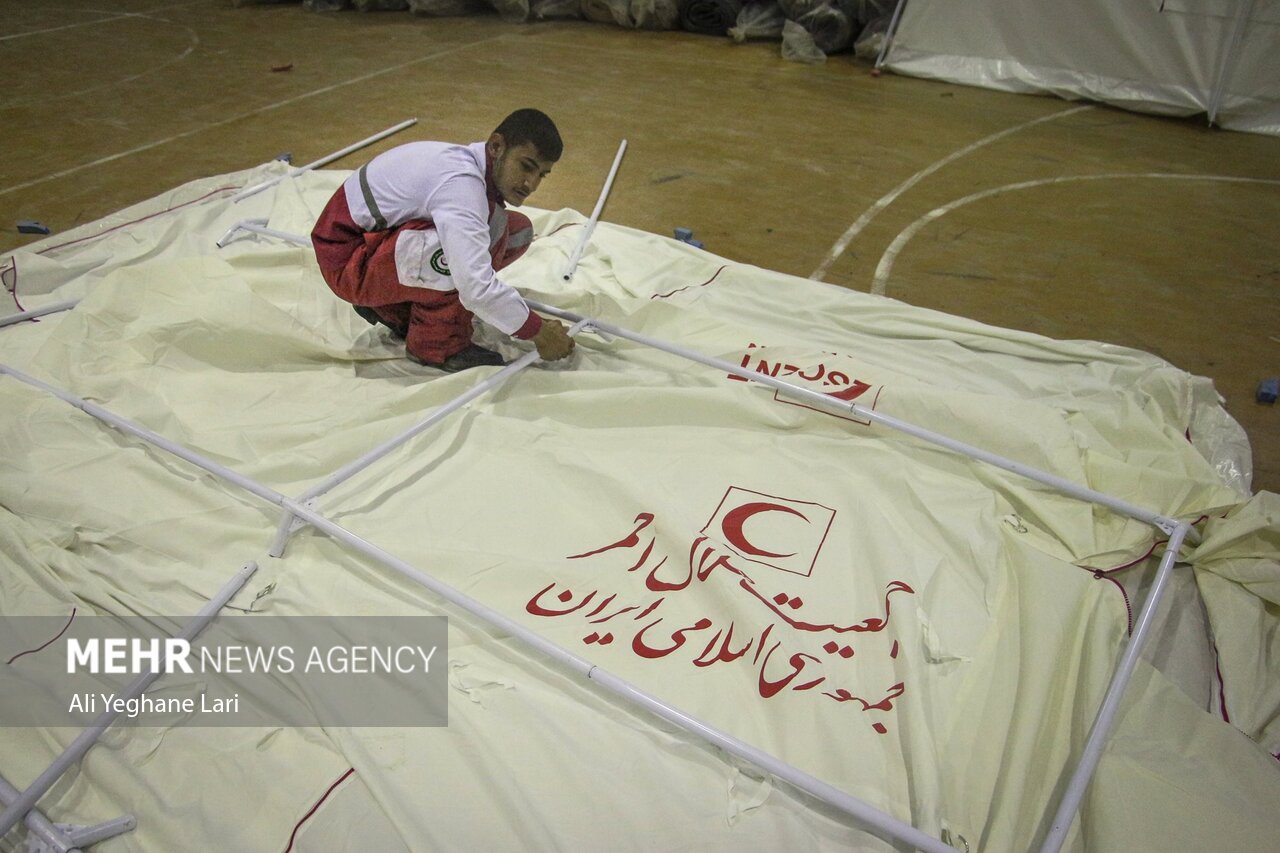عملیات امدادرسانی به سیل‌زدگان  بیرم لارستان - فارس