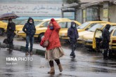 باران و باد در راه تهران