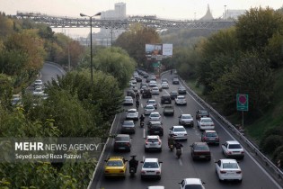 جدیدترین وضعیت ترافیکی معابر پایتخت در آخرین شنبه دی ماه