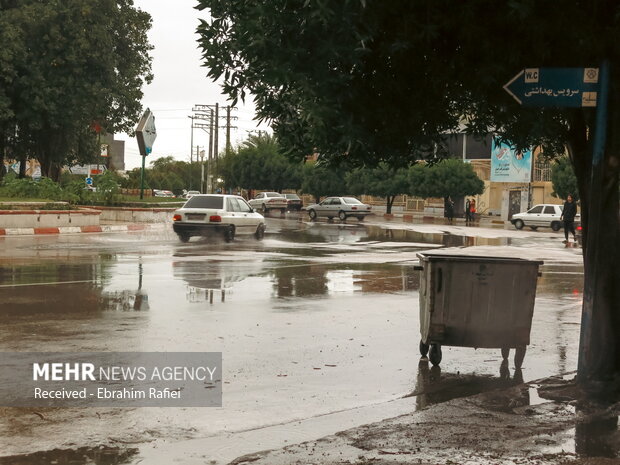 بارش باران در بندرعباس