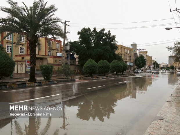 بارش باران در بندرعباس