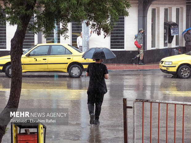 بارش باران در بندرعباس