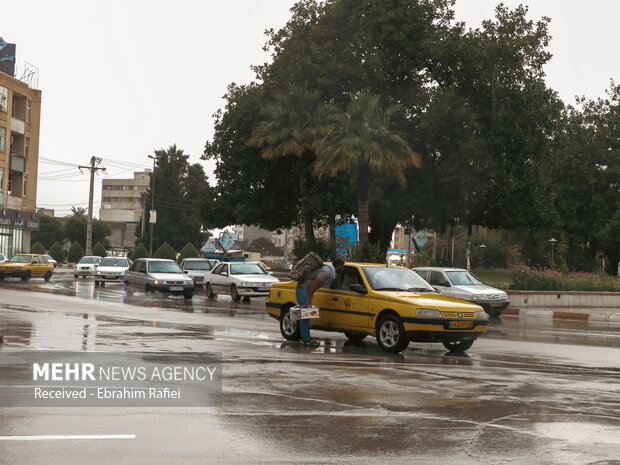 بارش باران در بندرعباس