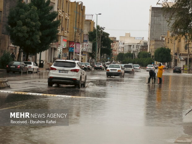 بارش باران در بندرعباس