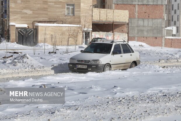 وضعیت معابر اردبیل ۴روز پس از بارش برف