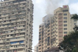 حریق مرگبار در برج مسکونی ۲۰ طبقه در بمبئی