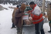 نجات ۱۵ خانوار گرفتار کولاک در جاده درازنو گلستان