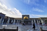 تصاویر / حال و هوای حرم مطهر رضوی در شب میلاد امام محمد باقر (ع)  <img src="/images/picture_icon.gif" width="16" height="13" border="0" align="top">