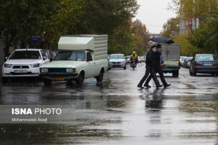 بارش برف و باران در نقاط مختلف کشور/ خیزش گرد و خاک در ۱۶ استان