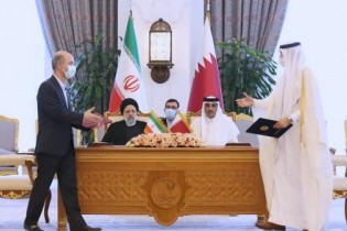 امضای ۱۴سند همکاری میان مقامات ایران و قطر