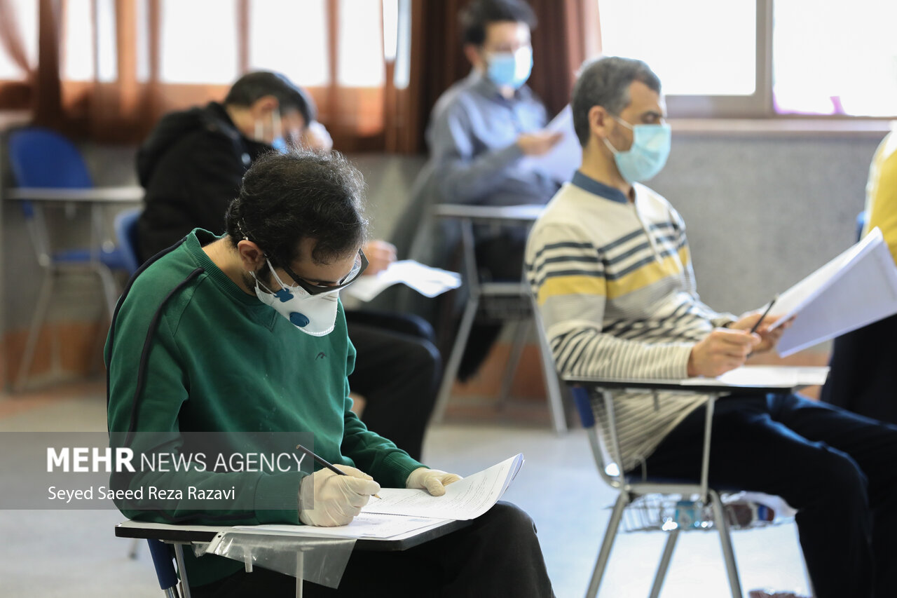 آزمون مقطع دکتری سال1401 صبح امروز در دانشگاه علم صنعت  برگزار شد
